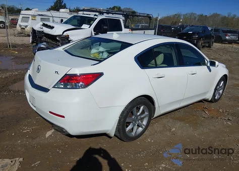 2012 Acura Tl 3.5 из США, поврежденный, VIN 19UUA8F27CA020560